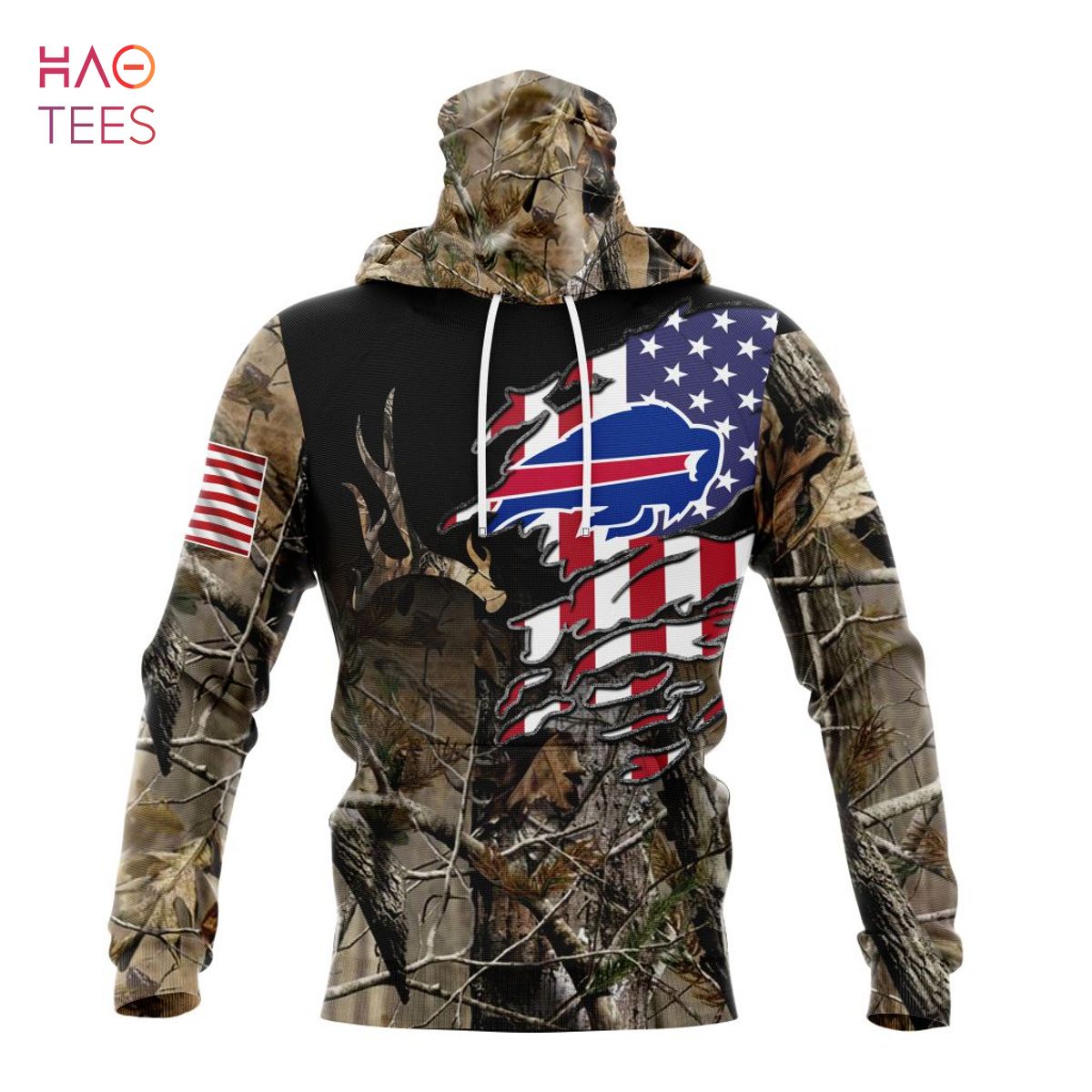 Buffalo Bills Camouflage Veteran Lightweight Polyester 3D Printed