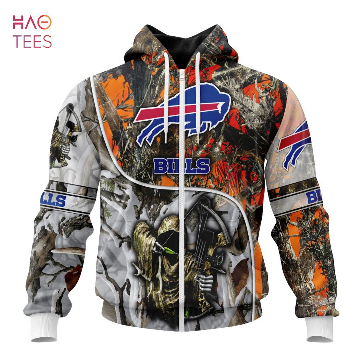BEST NFL Buffalo Bills Special Fall And Winter Bow Hunting 3D Hoodie BEST NFL Buffalo Bills Special Fall And Winter Bow Hunting 3D Hoodie