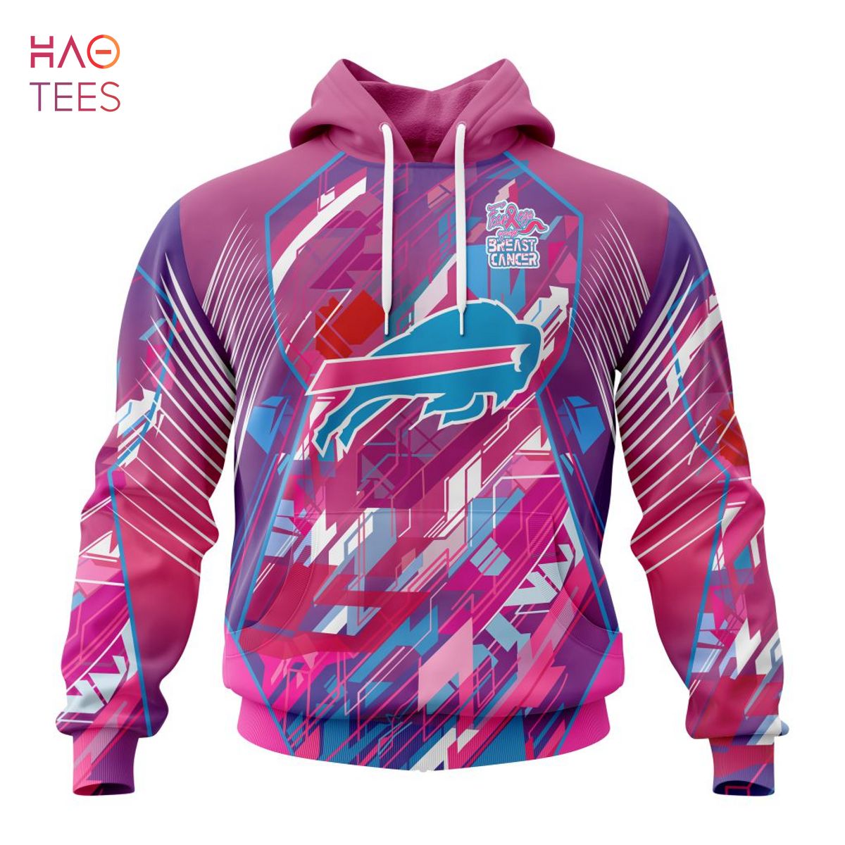 BEST NFL Buffalo Bills, Specialized Design I Pink I Can! Fearless Again Breast Cancer 3D Hoodie