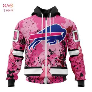 BEST NFL Buffalo Bills, Specialized Design I Pink I Can! IN OCTOBER WE WEAR PINK BREAST CANCER 3D Hoodie
