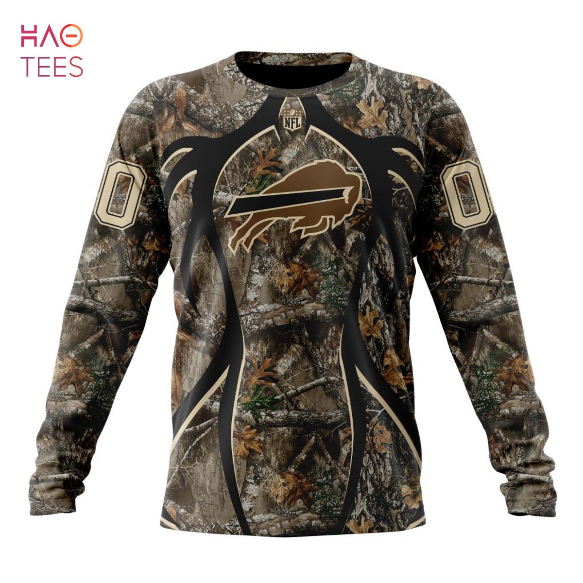 Buffalo Bills NFL Team Realtree Camo Hunting Hoodie 3D All Over Print