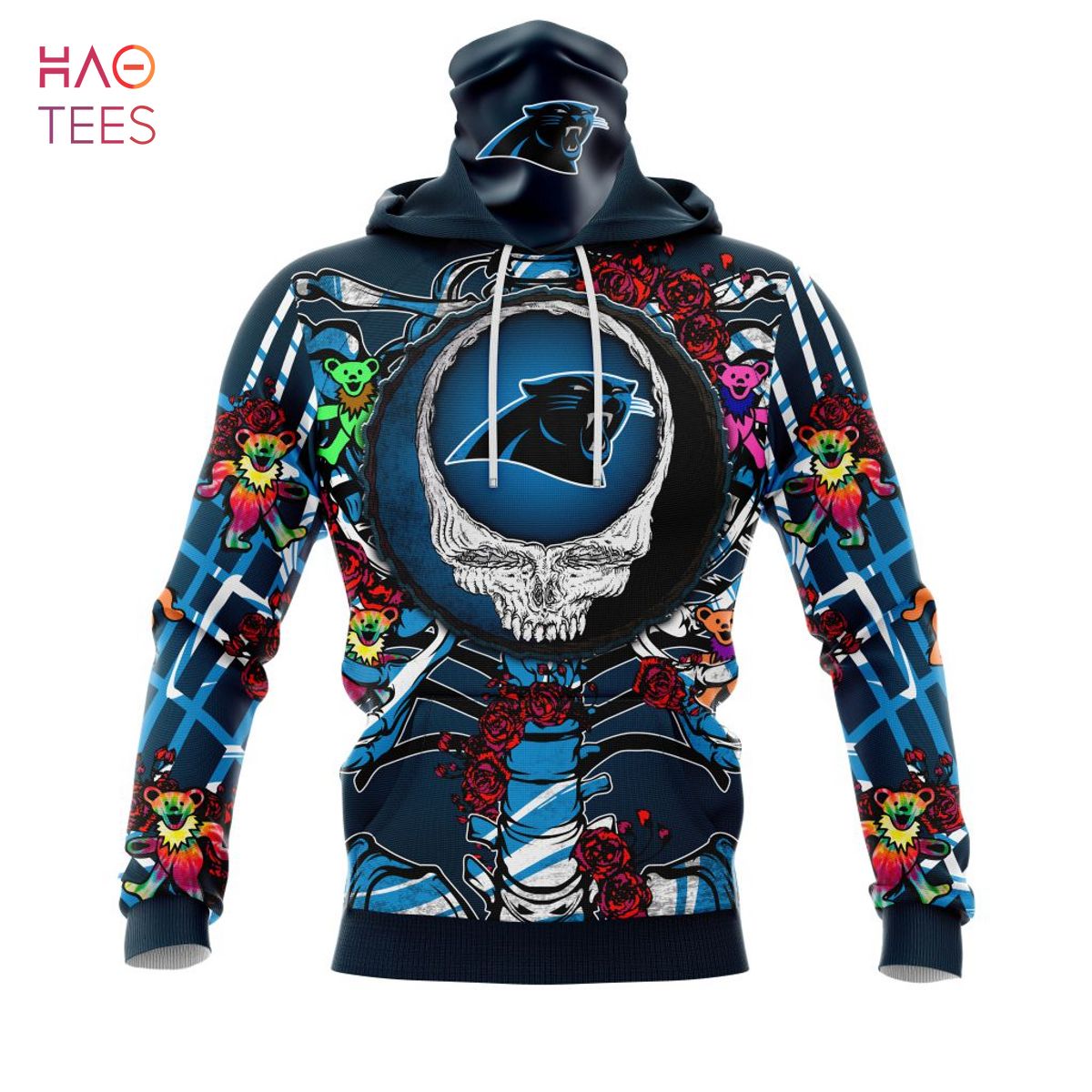 BEST NFL Carolina Panthers Mix Grateful Dead, Personalized Name & Number Specialized Concepts Kits 3D Hoodie BEST NFL Carolina Panthers Mix Grateful Dead, Personalized Name & Number Specialized Concepts Kits 3D Hoodie