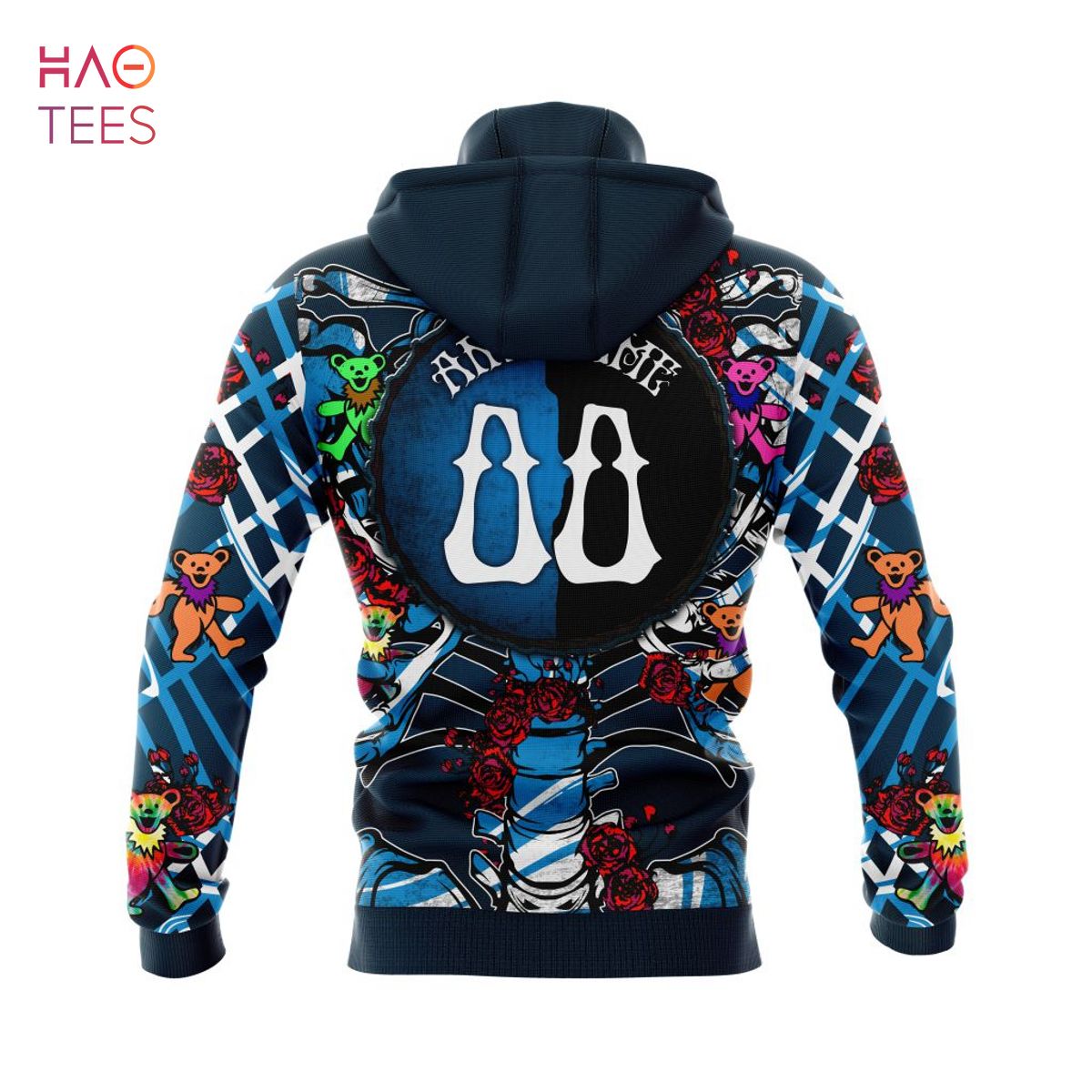 BEST NFL Carolina Panthers Mix Grateful Dead, Personalized Name & Number Specialized Concepts Kits 3D Hoodie BEST NFL Carolina Panthers Mix Grateful Dead, Personalized Name & Number Specialized Concepts Kits 3D Hoodie