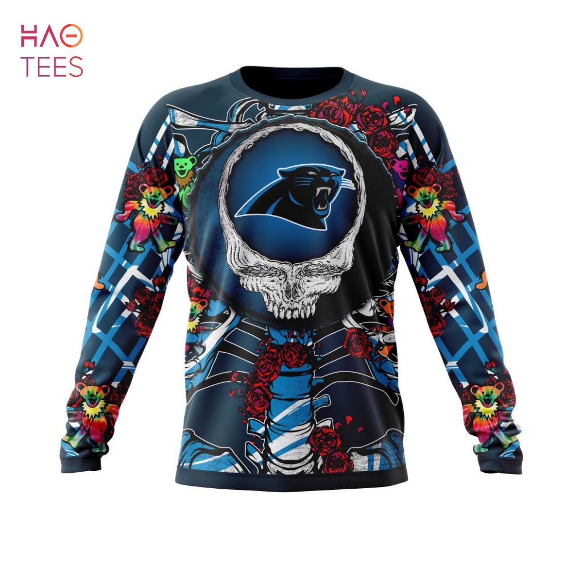 BEST NFL Carolina Panthers Mix Grateful Dead, Personalized Name & Number Specialized Concepts Kits 3D Hoodie BEST NFL Carolina Panthers Mix Grateful Dead, Personalized Name & Number Specialized Concepts Kits 3D Hoodie