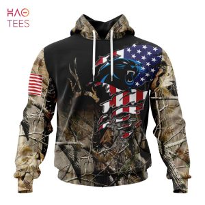 BEST NFL Carolina Panthers Special Camo Realtree Hunting 3D Hoodie