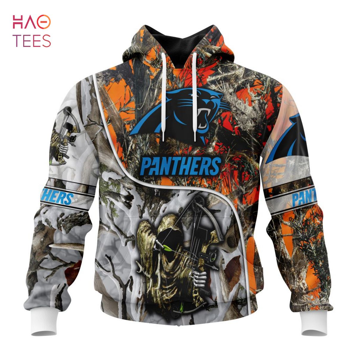 BEST NFL Carolina Panthers Special Fall And Winter Bow Hunting 3D Hoodie