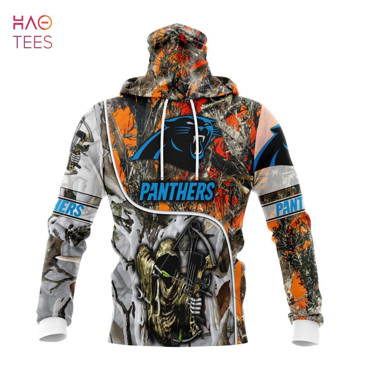BEST NFL Carolina Panthers Special Fall And Winter Bow Hunting 3D Hoodie BEST NFL Carolina Panthers Special Fall And Winter Bow Hunting 3D Hoodie