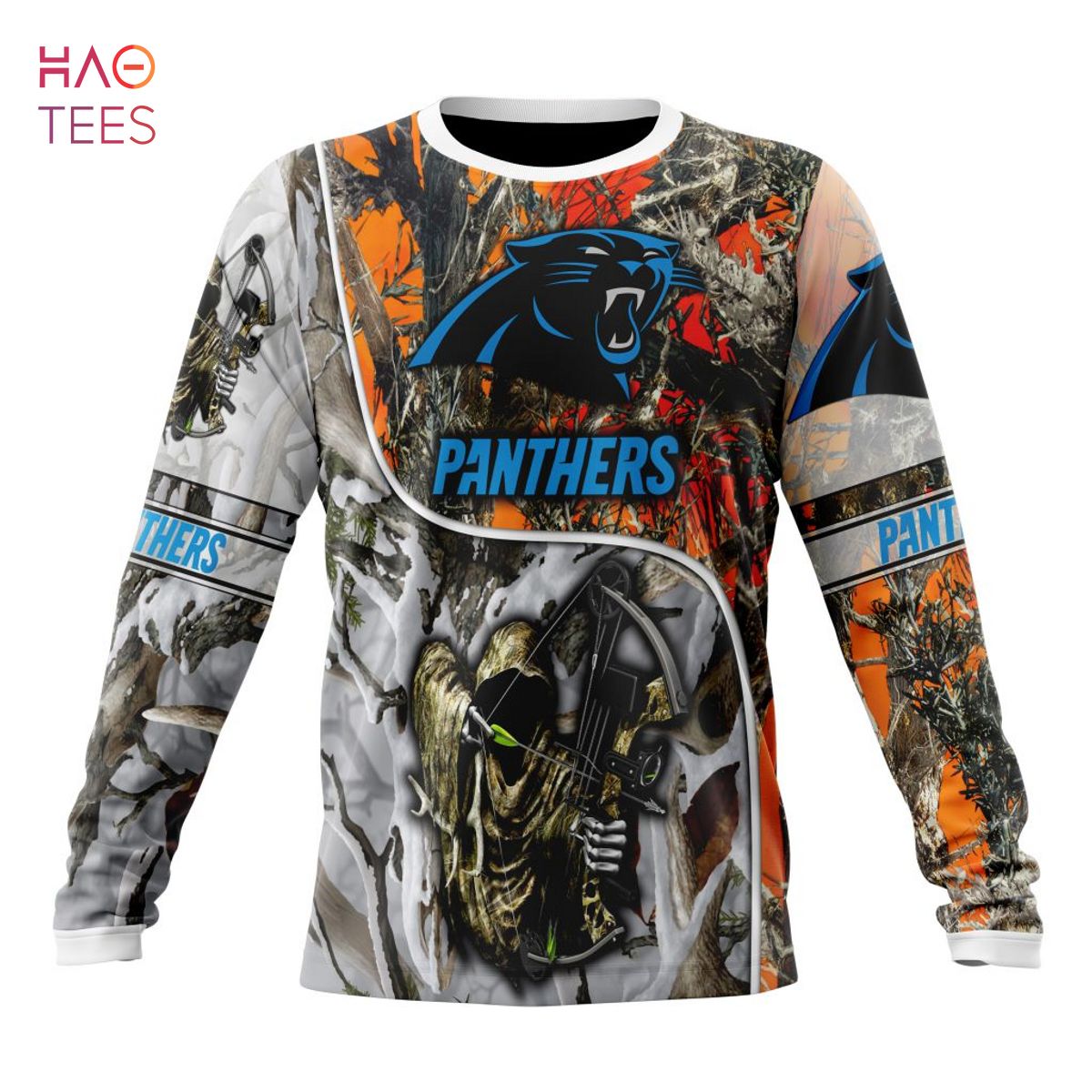 BEST NFL Carolina Panthers Special Fall And Winter Bow Hunting 3D Hoodie BEST NFL Carolina Panthers Special Fall And Winter Bow Hunting 3D Hoodie