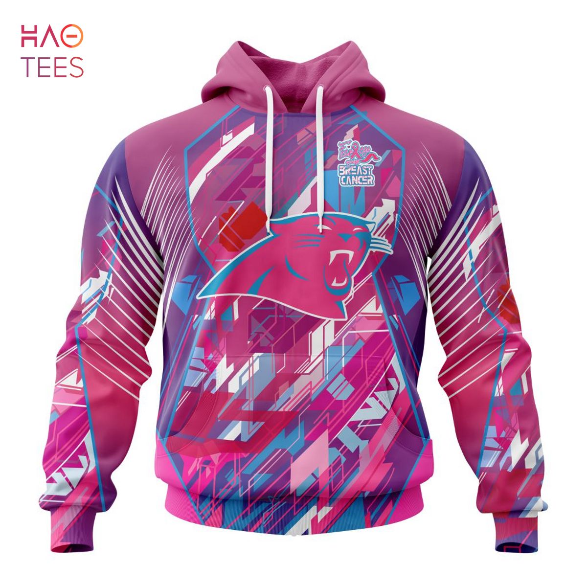 BEST NFL Carolina Panthers, Specialized Design I Pink I Can! Fearless Again Breast Cancer 3D Hoodie