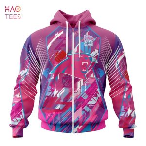 BEST NFL Carolina Panthers, Specialized Design I Pink I Can! Fearless Again Breast Cancer 3D Hoodie