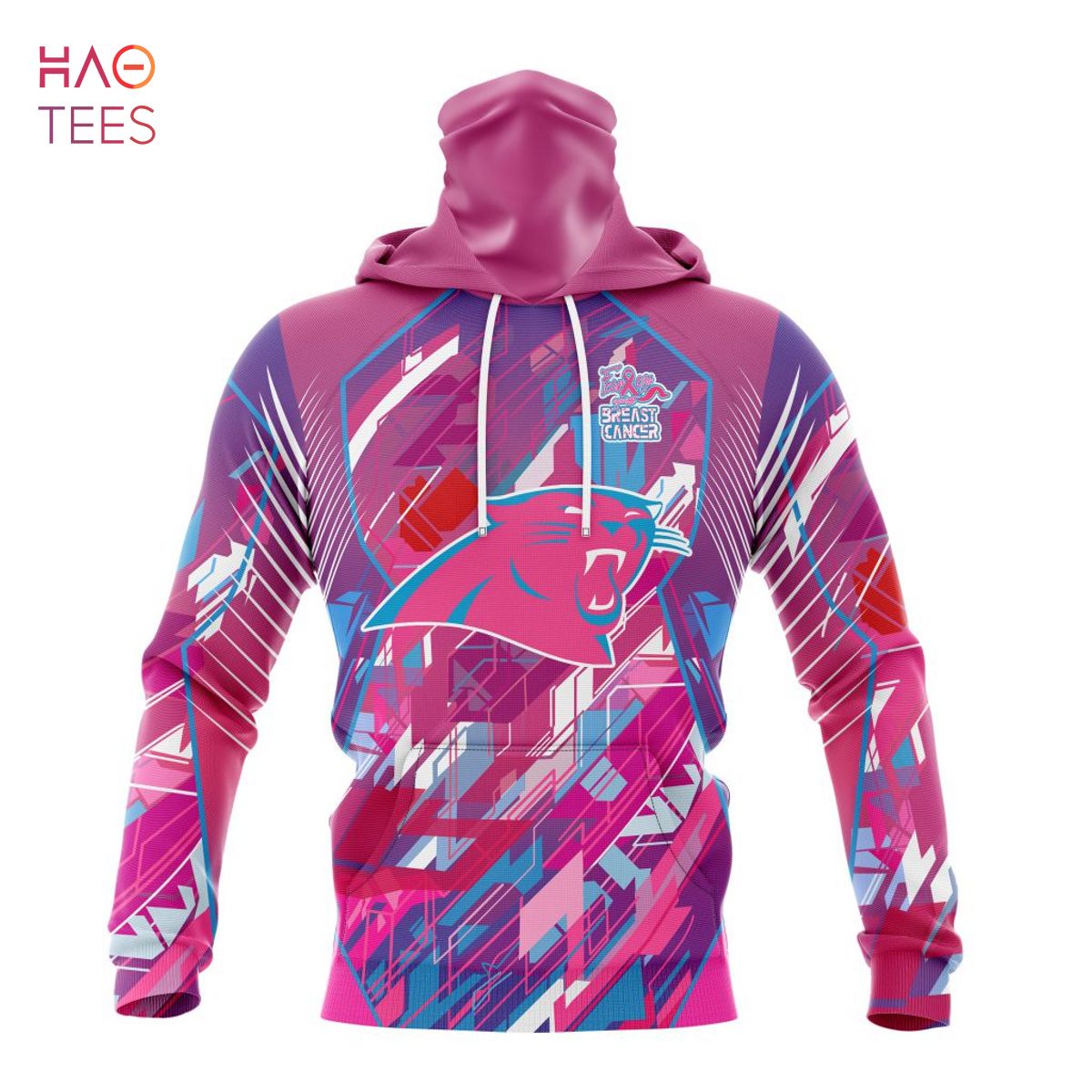 pink carolina panthers hoodie