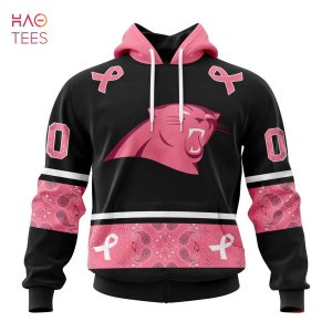BEST NFL Carolina Panthers, Specialized Design In Classic Style With Paisley! IN OCTOBER WE WEAR PINK BREAST CANCER 3D Hoodie