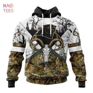BEST NFL Carolina Panthers, Specialized Specialized Design Wih Deer Skull And Forest Pattern For Go Hunting 3D Hoodie