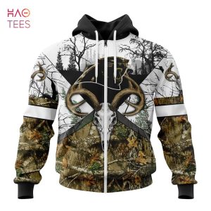BEST NFL Carolina Panthers, Specialized Specialized Design Wih Deer Skull And Forest Pattern For Go Hunting 3D Hoodie