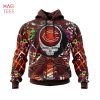 BEST NFL Chicago Bears Mix Grateful Dead, Personalized Name & Number Specialized Concepts Kits 3D Hoodie