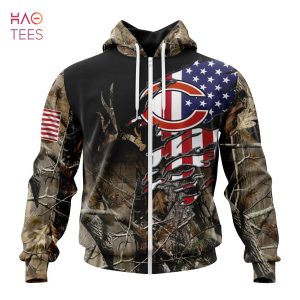 BEST NFL Chicago Bears Special Camo Realtree Hunting 3D Hoodie