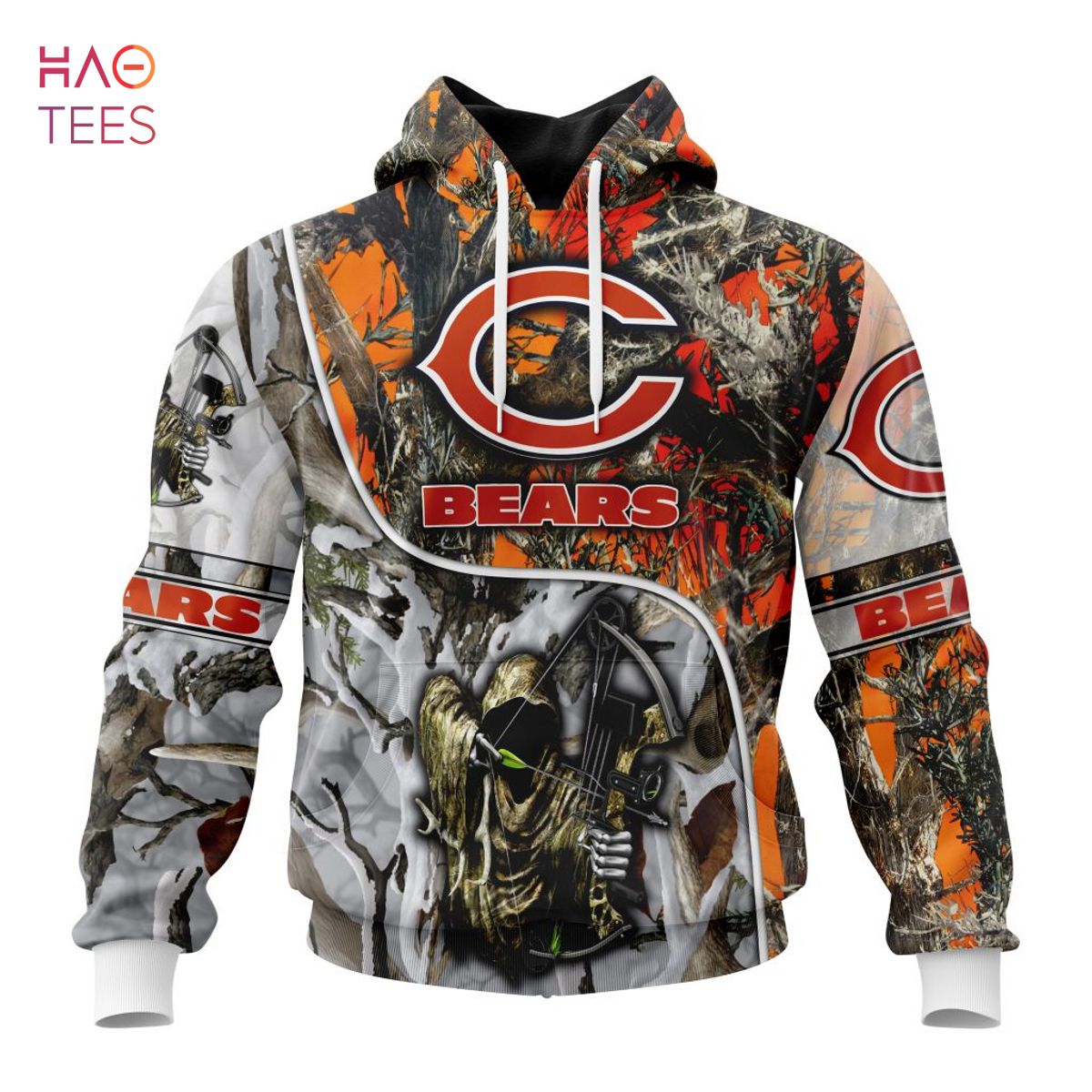 BEST NFL Chicago Bears Special Fall And Winter Bow Hunting 3D Hoodie