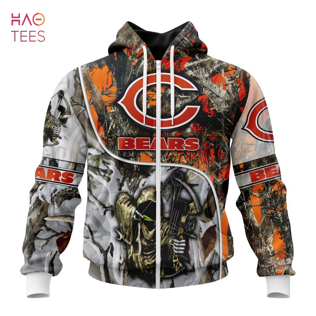 BEST NFL Chicago Bears Special Fall And Winter Bow Hunting 3D Hoodie