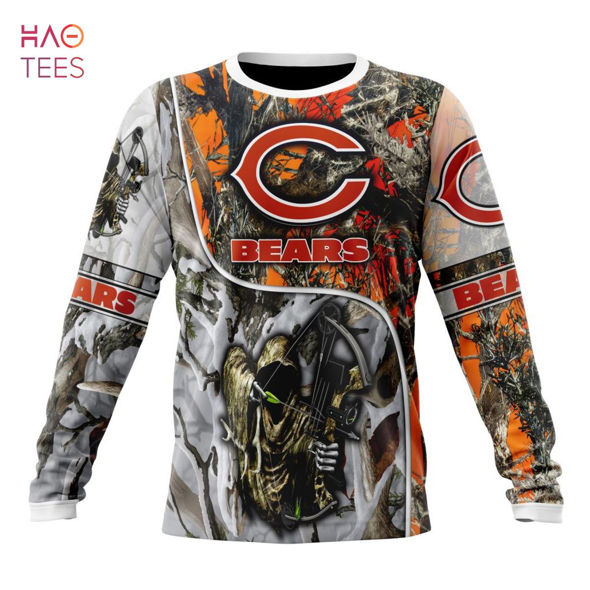 BEST NFL Chicago Bears Special Fall And Winter Bow Hunting 3D Hoodie BEST NFL Chicago Bears Special Fall And Winter Bow Hunting 3D Hoodie