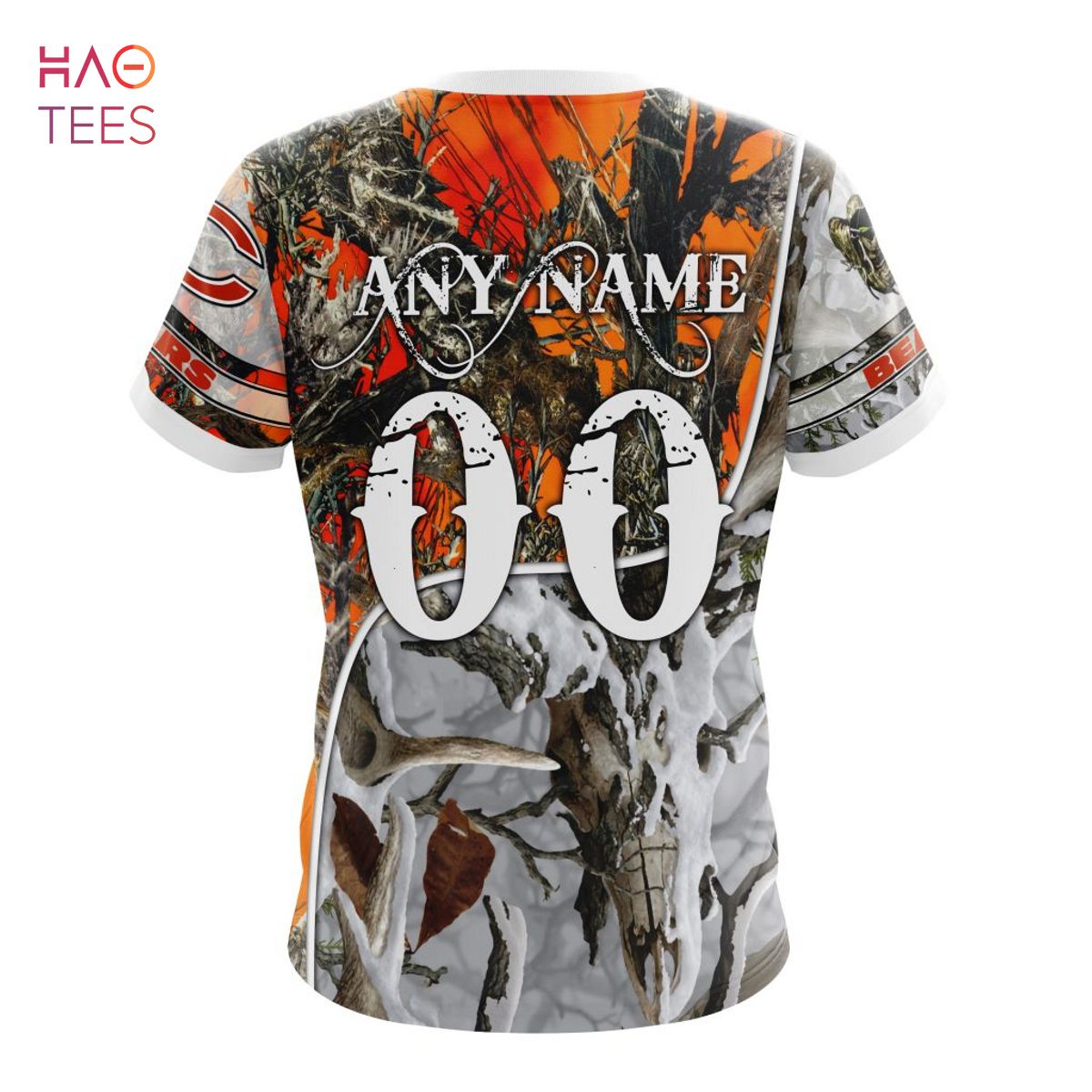 Personalized Chicago Bears Skull Camo 3D Shirt, Hoodie - LIMITED EDITION