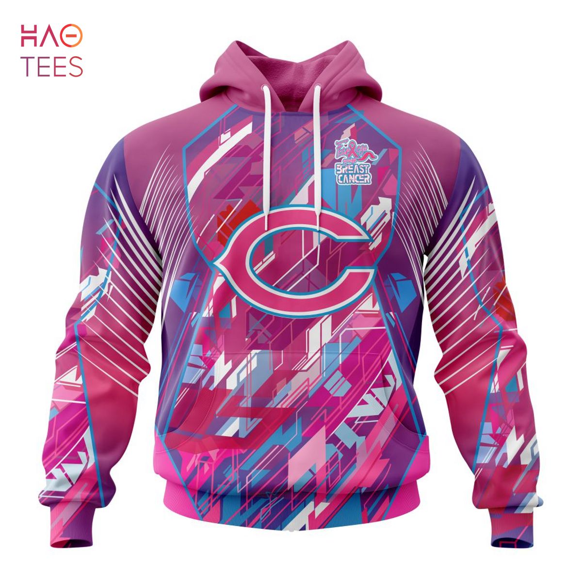 BEST NFL Chicago Bears, Specialized Design I Pink I Can! Fearless Again Breast Cancer 3D Hoodie