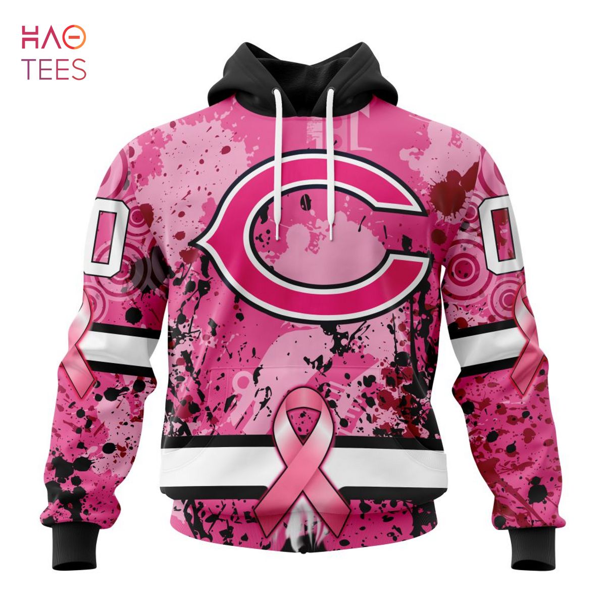 BEST NFL Chicago Bears, Specialized Design I Pink I Can! IN OCTOBER WE WEAR PINK BREAST CANCER 3D Hoodie