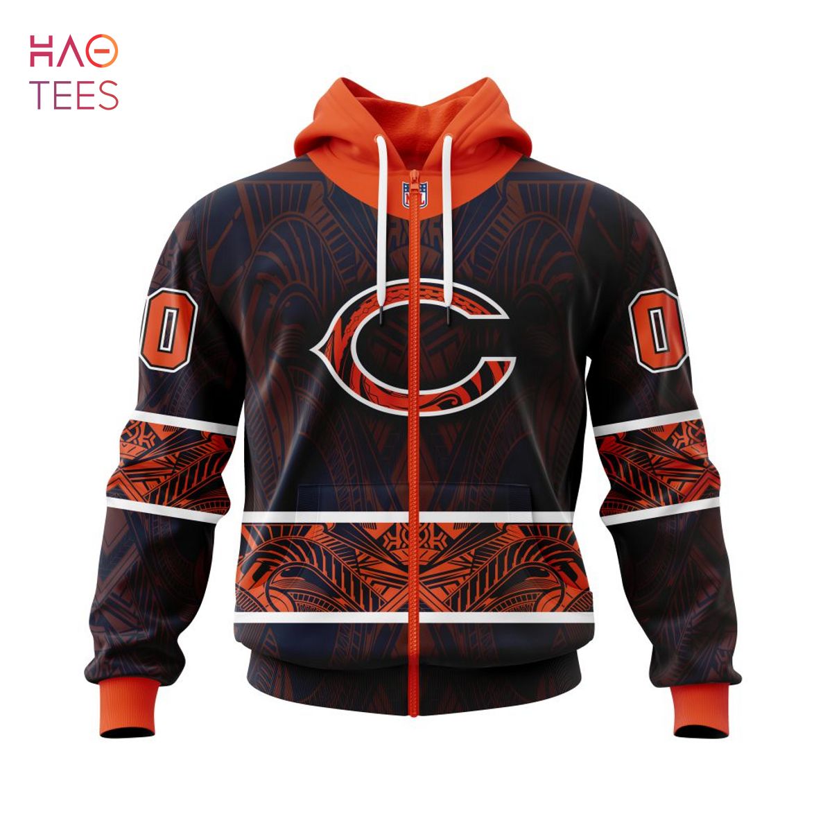 BEST NFL Chicago Bears, Specialized Native With Samoa Culture 3D Hoodie BEST NFL Chicago Bears, Specialized Native With Samoa Culture 3D Hoodie