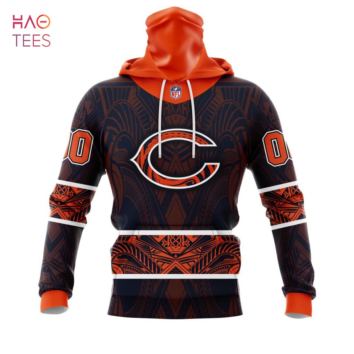 BEST NFL Chicago Bears, Specialized Native With Samoa Culture 3D Hoodie BEST NFL Chicago Bears, Specialized Native With Samoa Culture 3D Hoodie