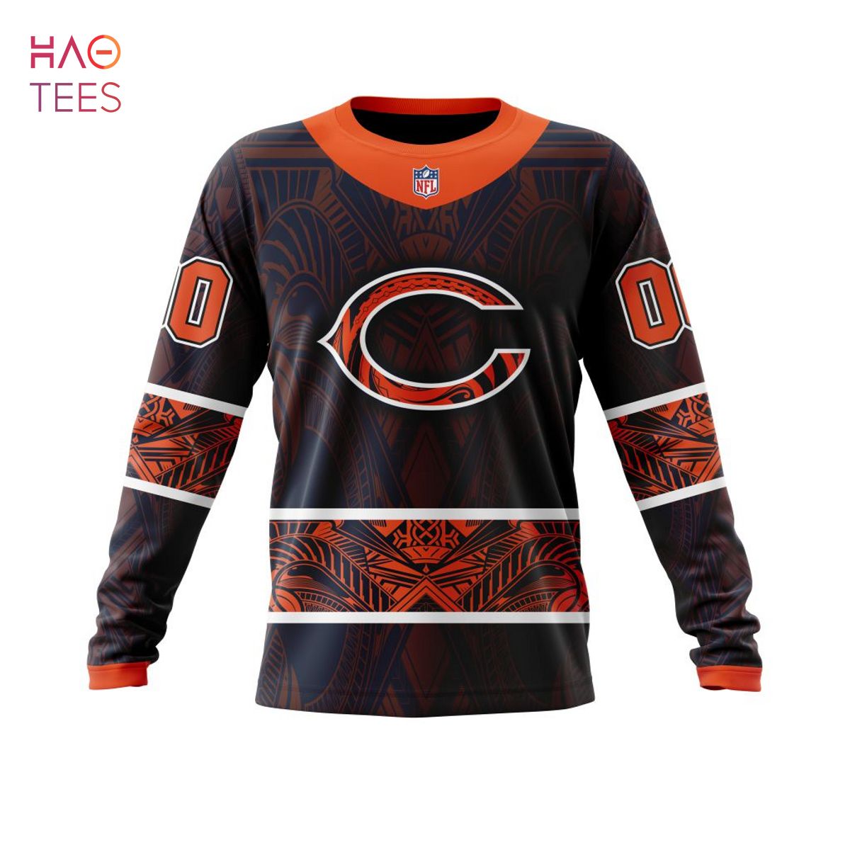 BEST NFL Chicago Bears, Specialized Native With Samoa Culture 3D Hoodie BEST NFL Chicago Bears, Specialized Native With Samoa Culture 3D Hoodie