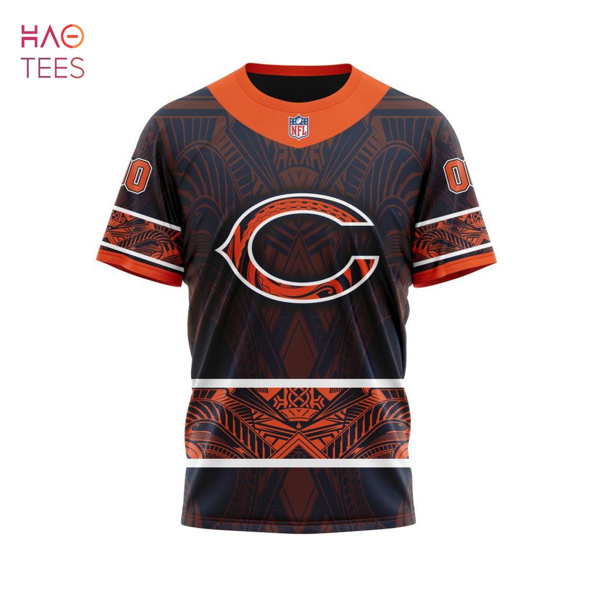 BEST NFL Chicago Bears, Specialized Native With Samoa Culture 3D Hoodie BEST NFL Chicago Bears, Specialized Native With Samoa Culture 3D Hoodie