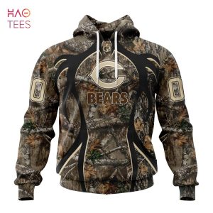 BEST NFL Chicago Bears, Speicla Camo Realtree Hunting 3D Hoodie