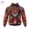 BEST NFL Cincinnati Bengals Mix Grateful Dead, Personalized Name & Number Specialized Concepts Kits 3D Hoodie