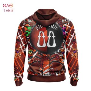 Custom Cincinnati Bengals Youth Hoodie 3D Grateful Dead Bengals