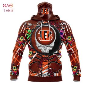 NFL Cincinnati Bengals Crewneck Sweatshirt Specialized Kits For Dia De  Muertos Show Your Team Spirit