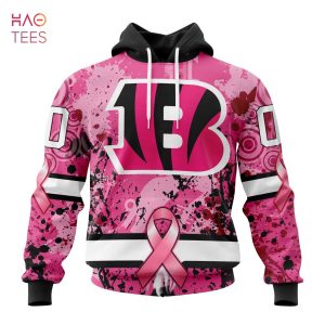 BEST NFL Cincinnati Bengals, Specialized Design I Pink I Can! IN OCTOBER WE  WEAR PINK BREAST CANCER 3D Hoodie