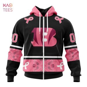 BEST NFL Cincinnati Bengals, Specialized Design In Classic Style With Paisley! IN OCTOBER WE WEAR PINK BREAST CANCER 3D Hoodie