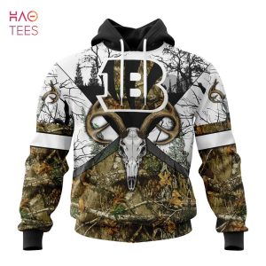 BEST NFL Cincinnati Bengals, Specialized Specialized Design Wih Deer Skull And Forest Pattern For Go Hunting 3D Hoodie
