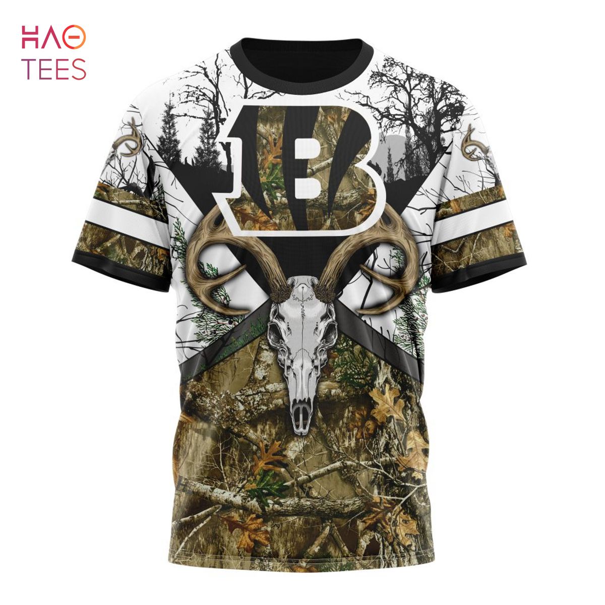 BEST NFL Cincinnati Bengals, Specialized Specialized Design Wih Deer Skull And Forest Pattern For Go Hunting 3D Hoodie BEST NFL Cincinnati Bengals, Specialized Specialized Design Wih Deer Skull And Forest Pattern For Go Hunting 3D Hoodie