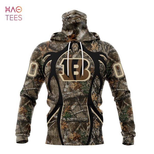 BEST NFL Cincinnati Bengals, Speicla Camo Realtree Hunting 3D Hoodie