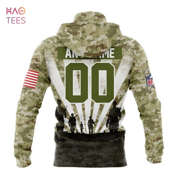 BEST NFL Cleveland Browns Salute To Service – Honor Veterans And Their Families 3D Hoodie