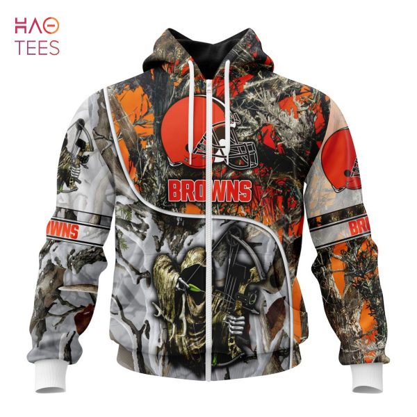 BEST NFL Cleveland Browns Special Fall And Winter Bow Hunting 3D Hoodie