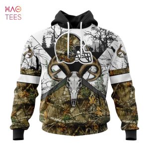 BEST NFL Cleveland Browns, Specialized Specialized Design Wih Deer Skull And Forest Pattern For Go Hunting 3D Hoodie