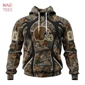 BEST NFL Cleveland Browns, Speicla Camo Realtree Hunting 3D Hoodie