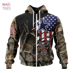 BEST NFL Dallas Cowboys Special Camo Realtree Hunting 3D Hoodie