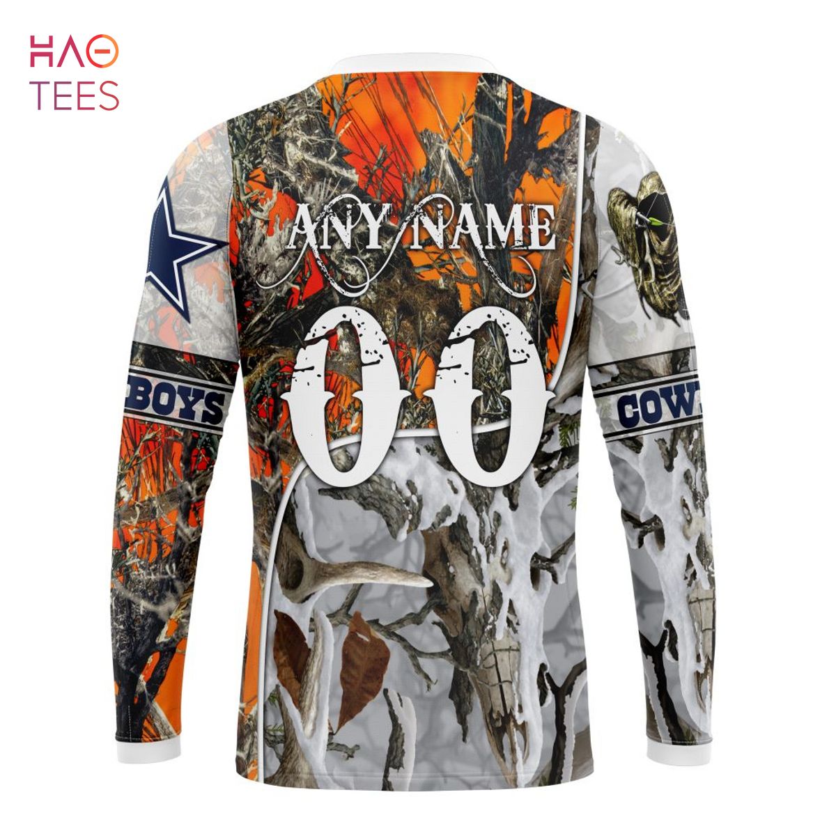 Camo hunting dallas cowboy 3D all over print Hoodie