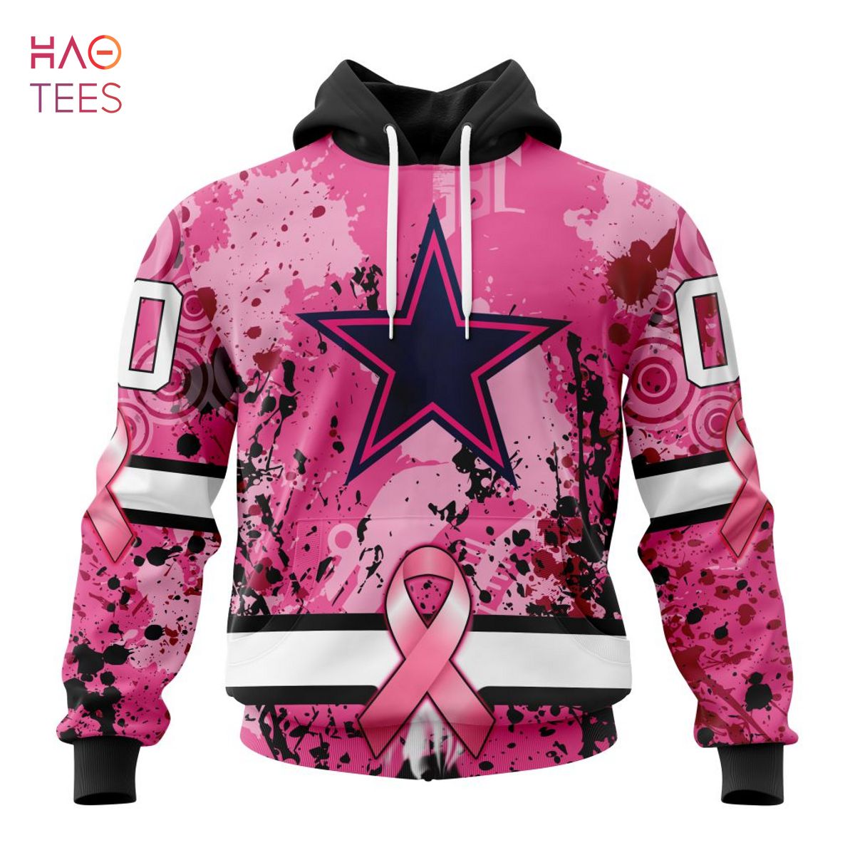 NFL, Tops, Dallas Cowboys Breast Cancer Awareness Long Sleeve Tee