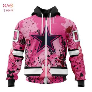 BEST NFL Dallas Cowboysls, Specialized Design I Pink I Can! IN OCTOBER WE  WEAR PINK BREAST CANCER 3D Hoodie