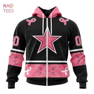 NFL Dallas Cowboysls Personalized Special Design Paisley Design We Wear  Pink Breast Cancer Hoodie T Shirt - Growkoc