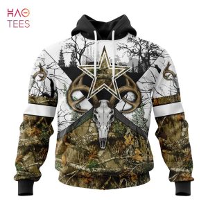 BEST NFL Dallas Cowboysls, Specialized Specialized Design Wih Deer Skull And Forest Pattern For Go Hunting 3D Hoodie