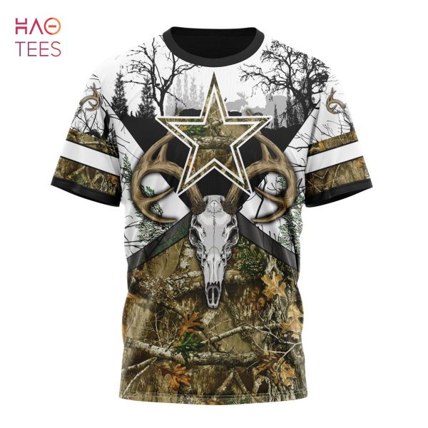 BEST NFL Dallas Cowboysls, Specialized Specialized Design Wih Deer Skull And Forest Pattern For Go Hunting 3D Hoodie
